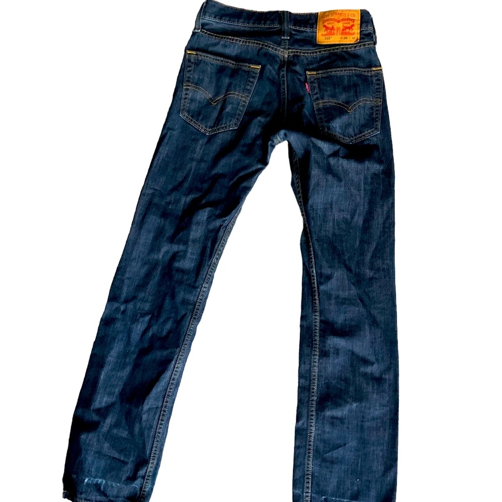 Mens Levis 513 Slim straight Red Tab Jeans Size 28W 32L